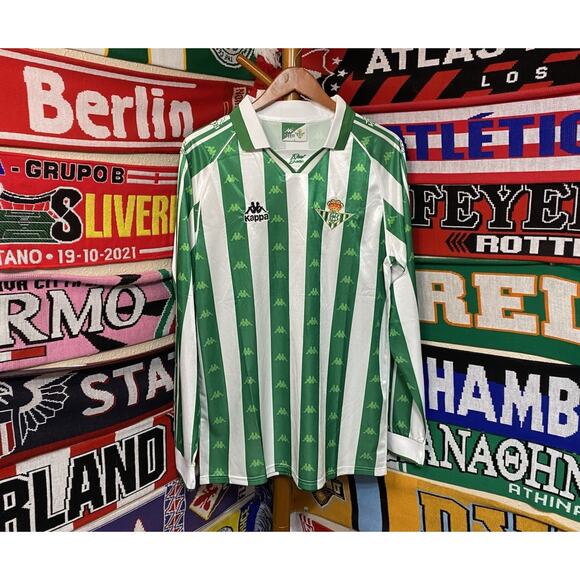 Real Betis | Men’s Large Retro Long-Sleeve Jersey - Picture 6 of 7